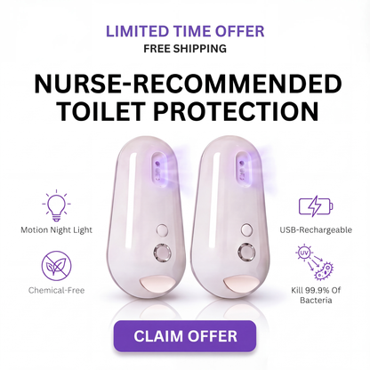 Self Cleaning UV Toilet Sanitizer & Night Light